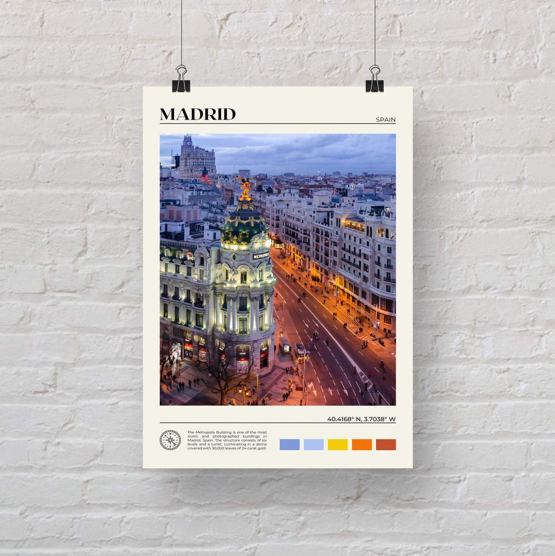 Madrid Poster