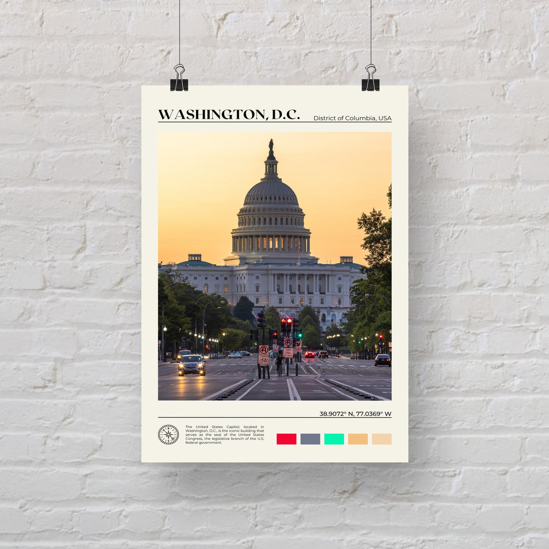 Washington DC Poster