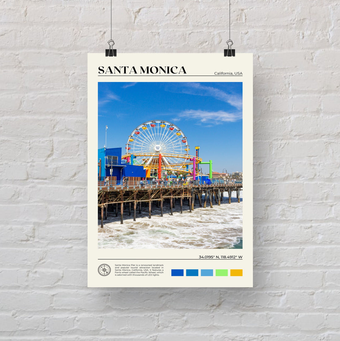 Santa Monica Poster