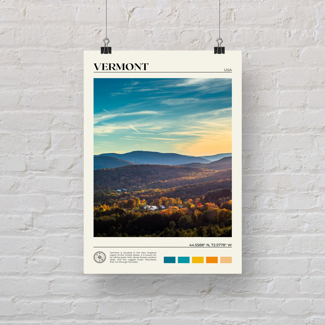 Vermont Poster