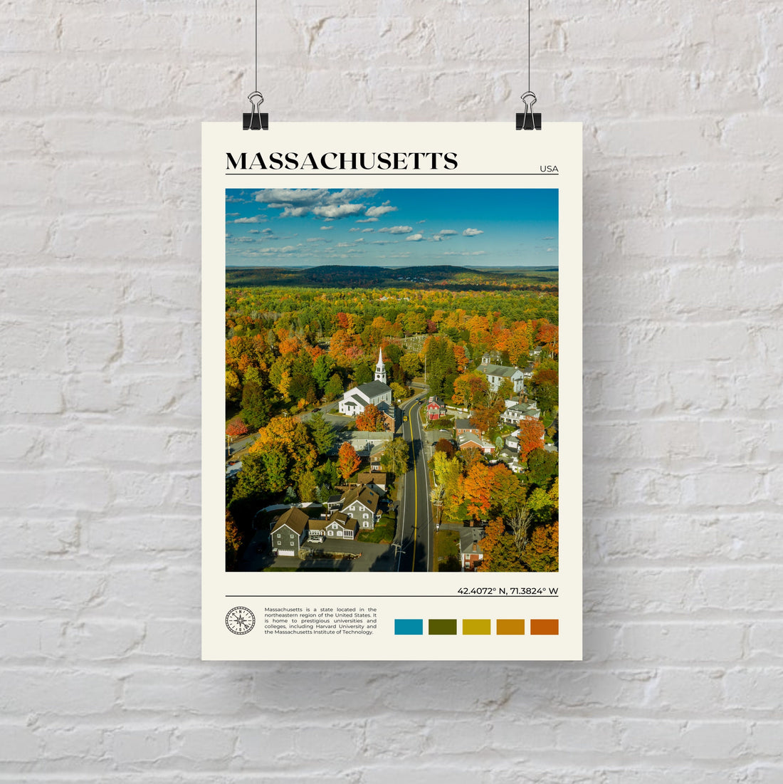 Massachusetts Poster