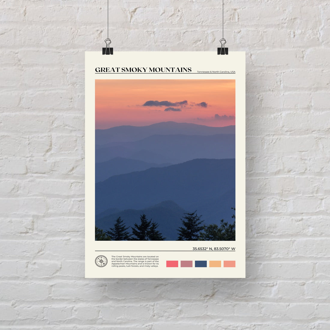 Great Smoky Mountains Poster