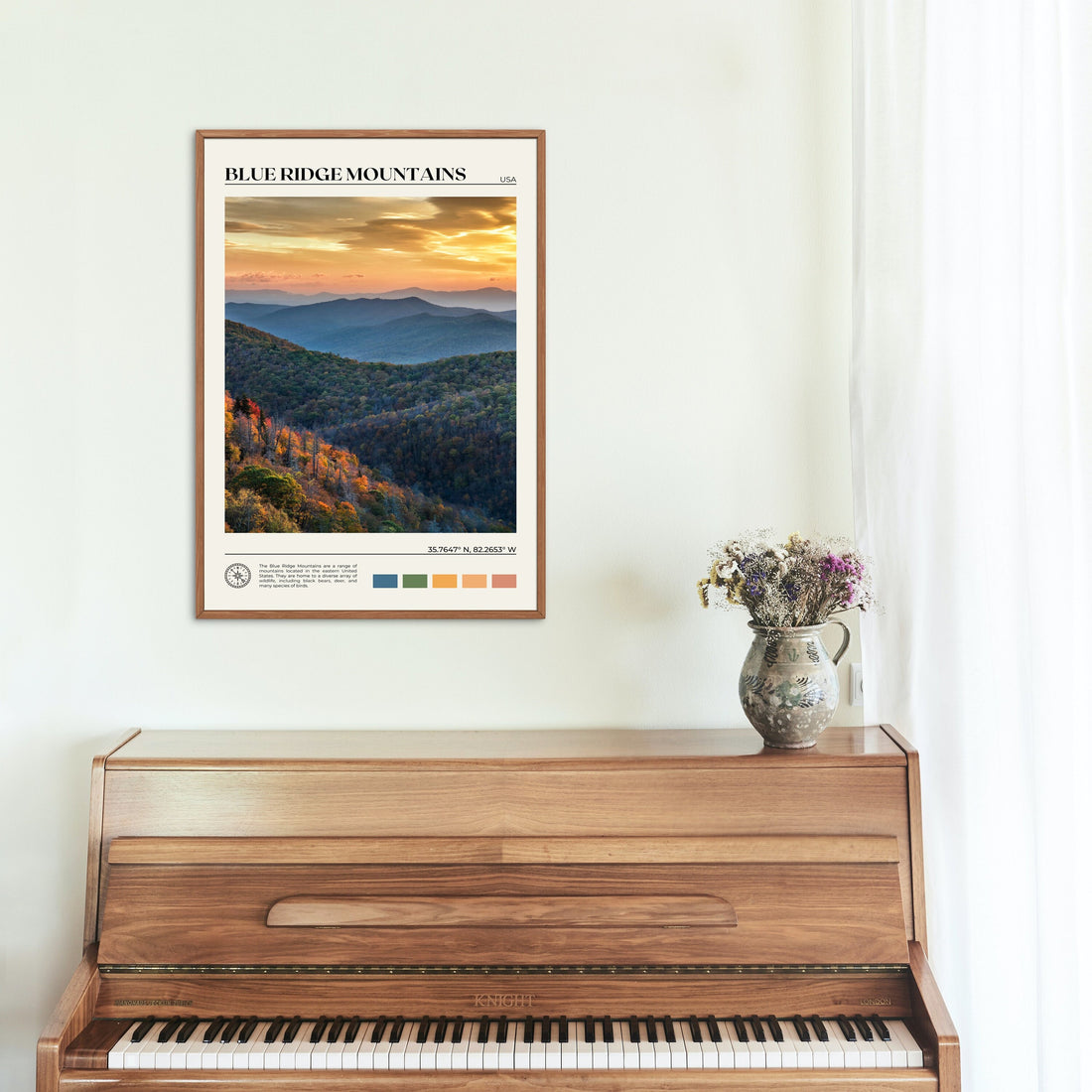 Blue Ridge Mountains Poster