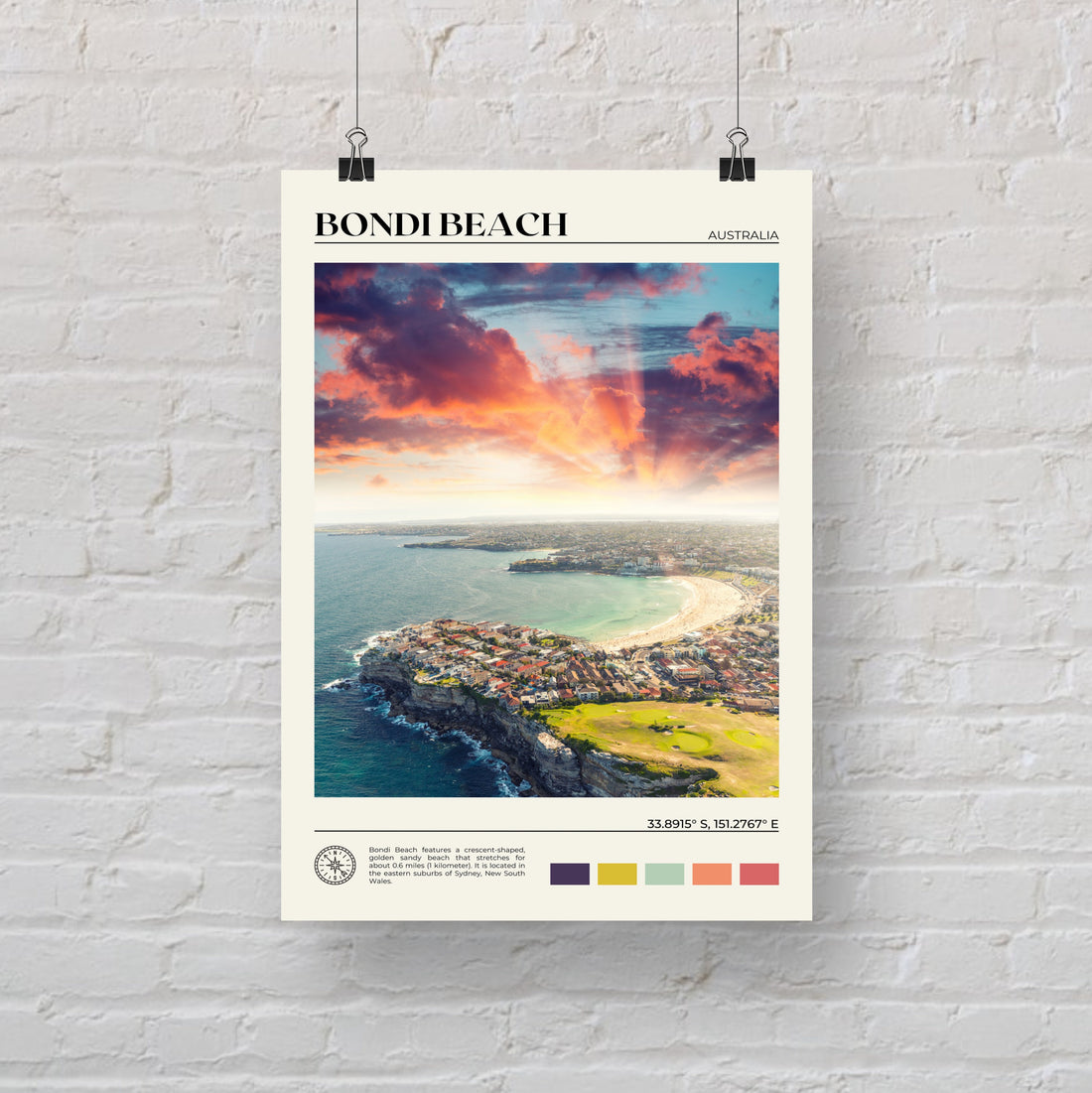 Bondi Beach Poster 1