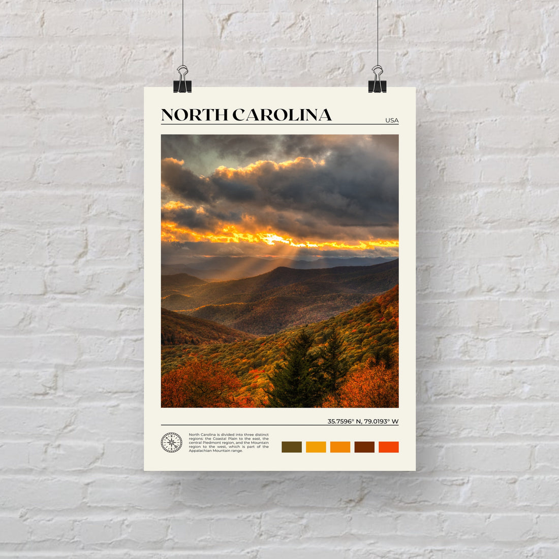 North Carolina Poster