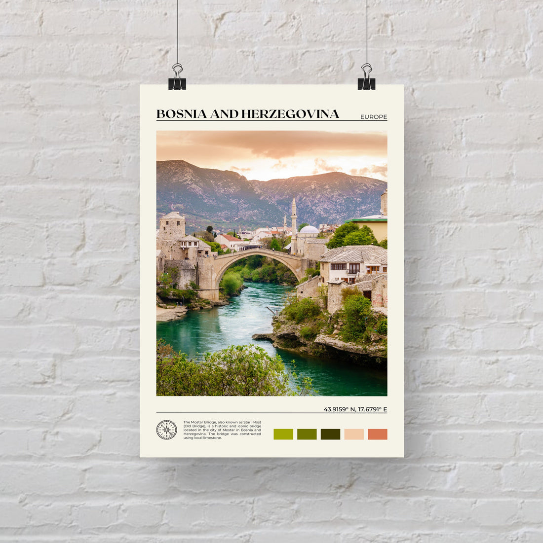 Bosnia and Herzegovina Poster