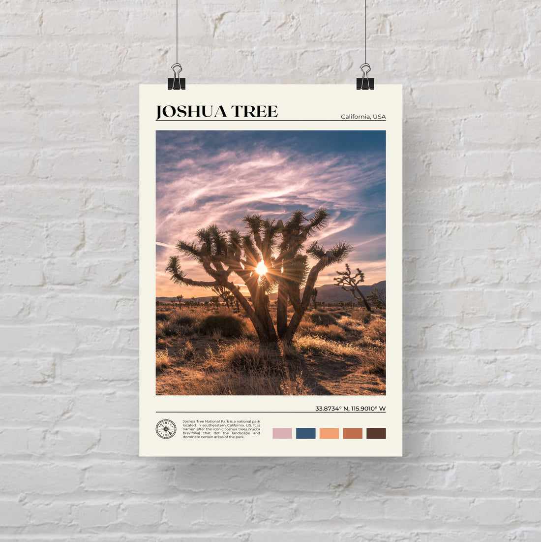 Joshua Tree Poster