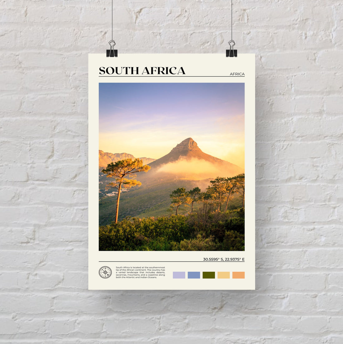 South Africa Poster