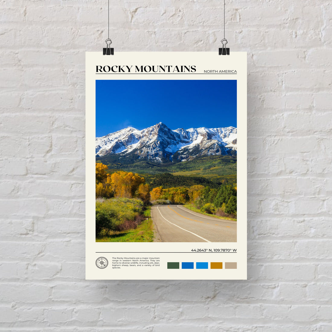 Rocky Mountains Poster