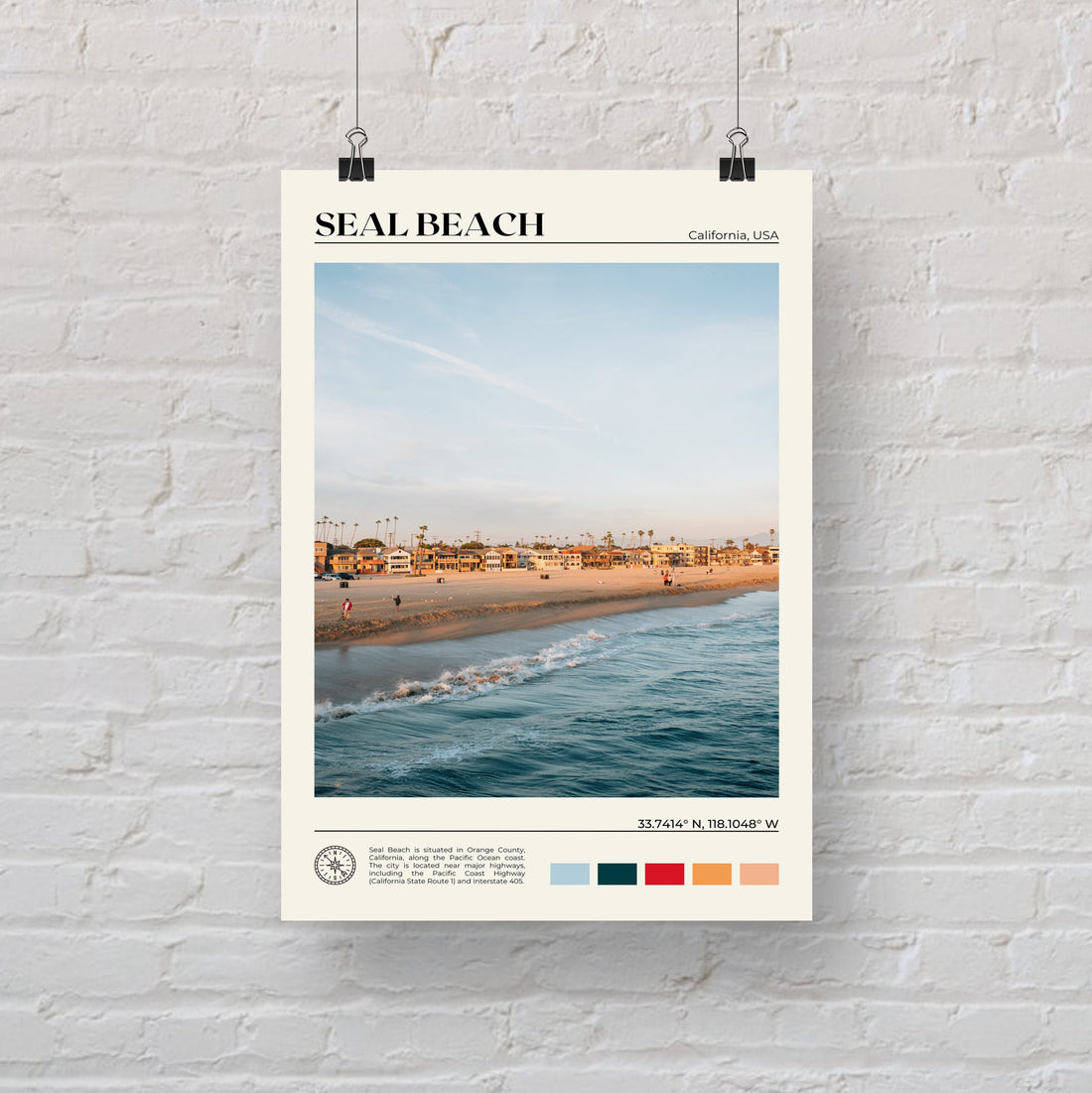 Seal Beach Poster