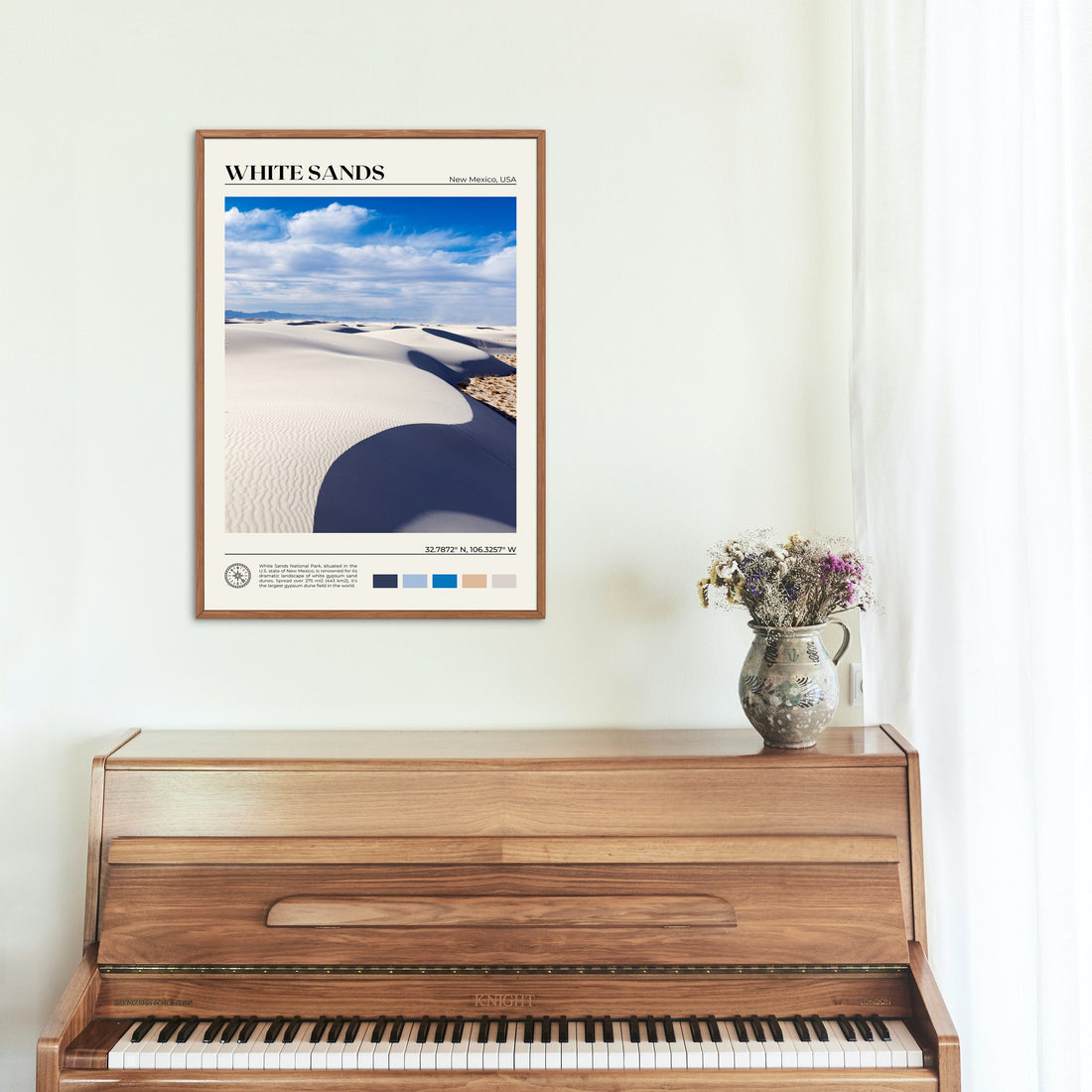 White Sands Poster