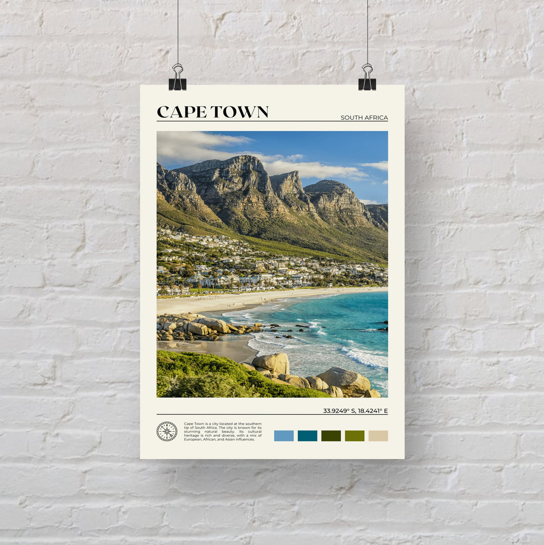 Cape Town Poster