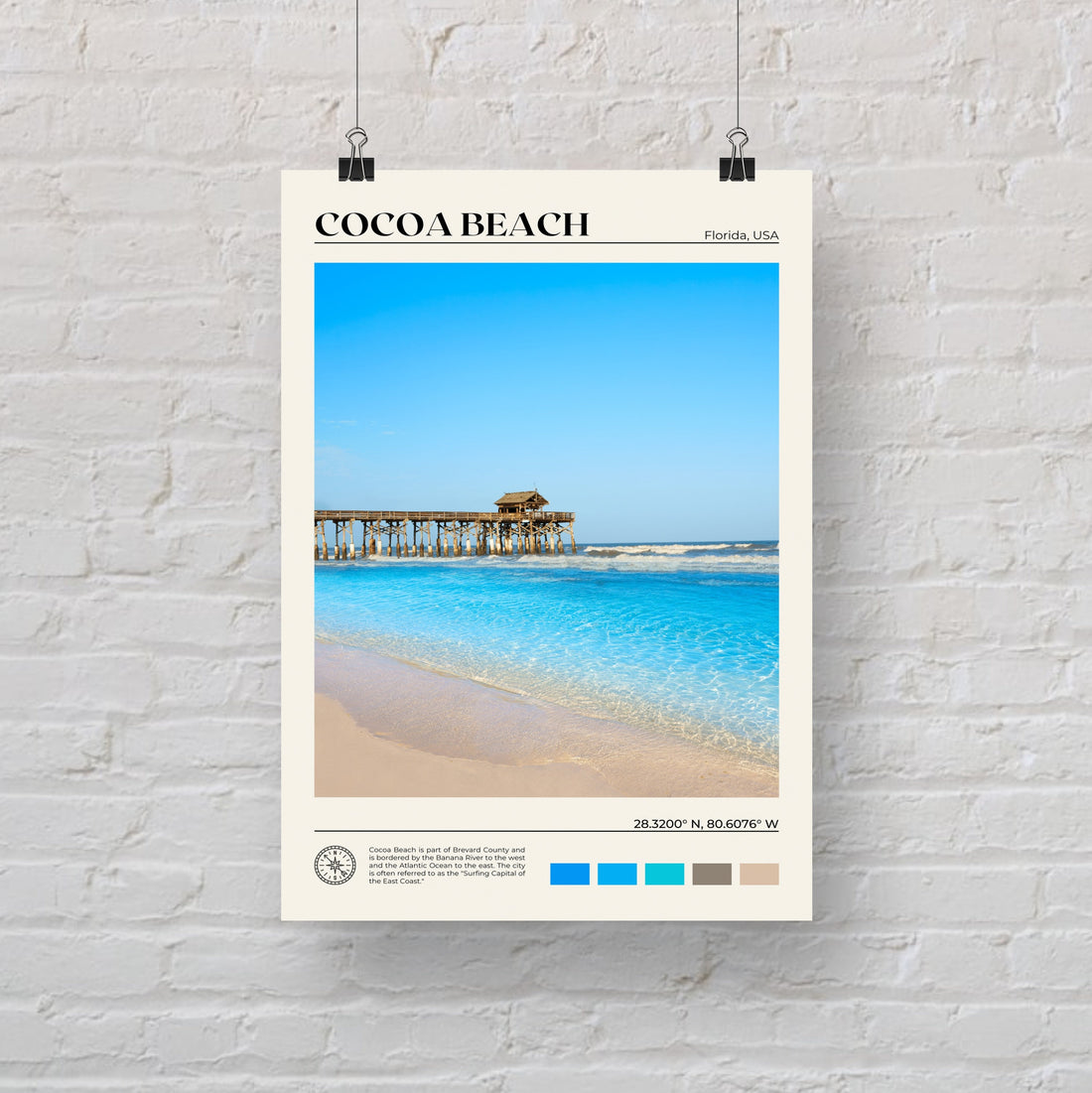 Cocoa Beach Poster