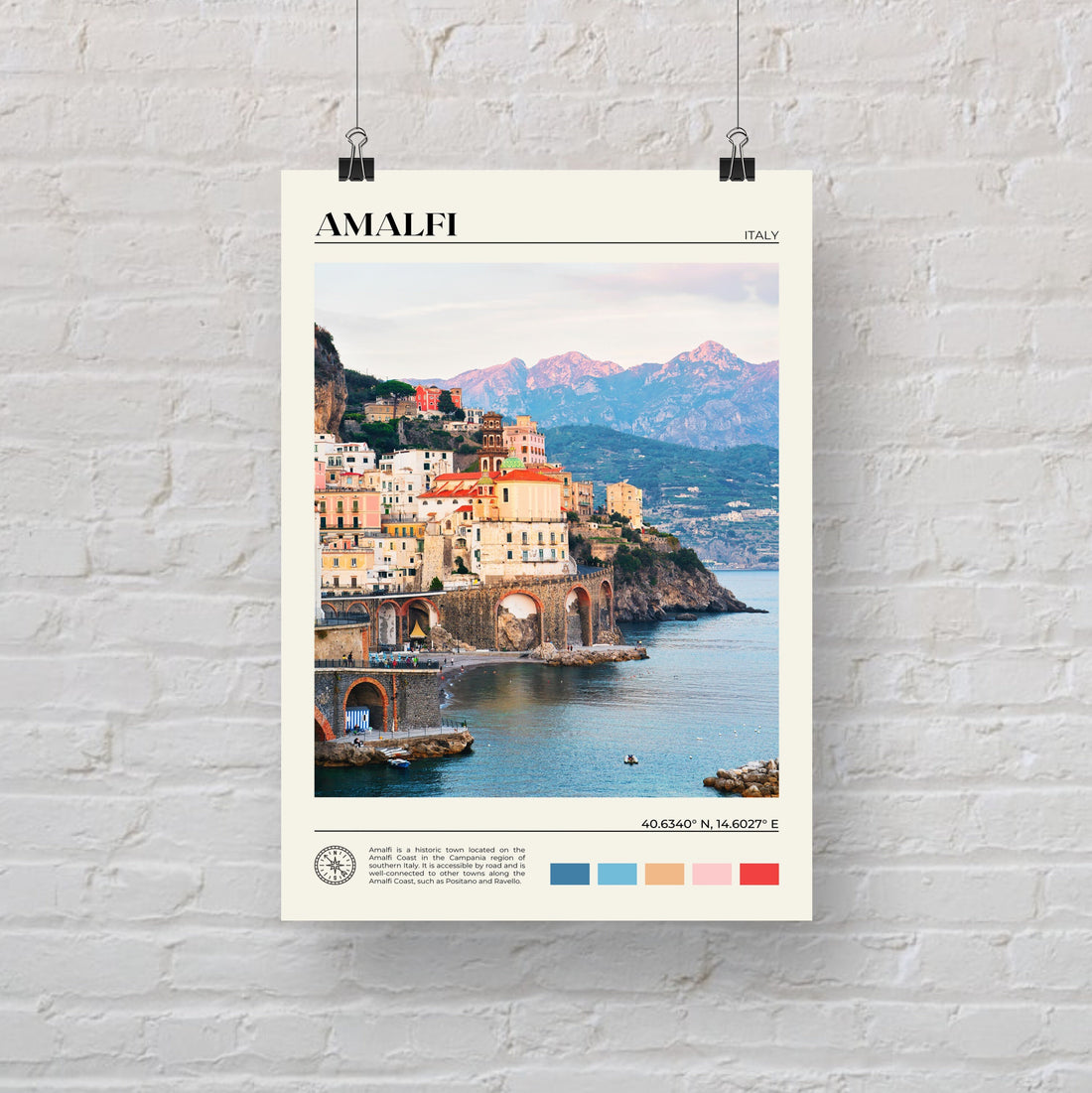 Amalfi Poster