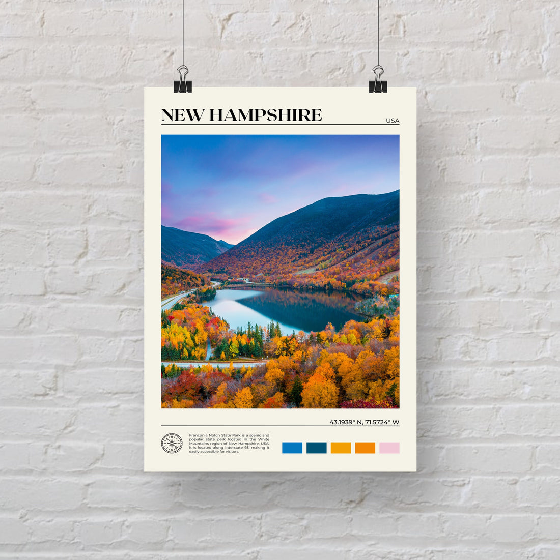 New Hampshire Poster