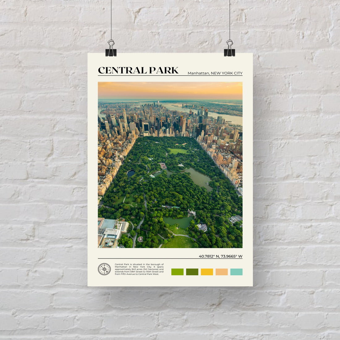 Central Park Poster