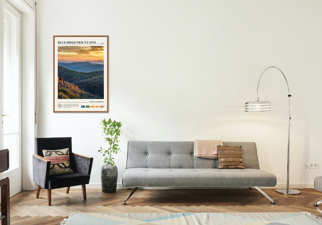 Blue Ridge Mountains Poster