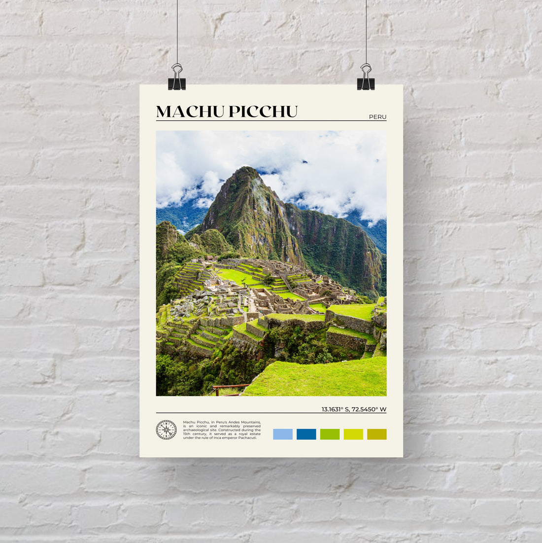 Machu Picchu Poster