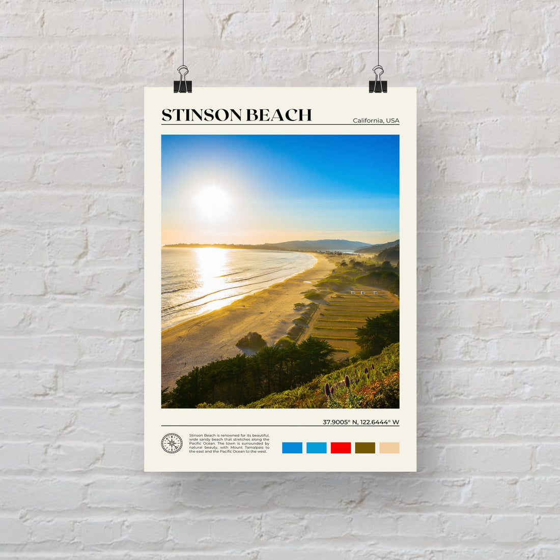 Stinson Beach Poster