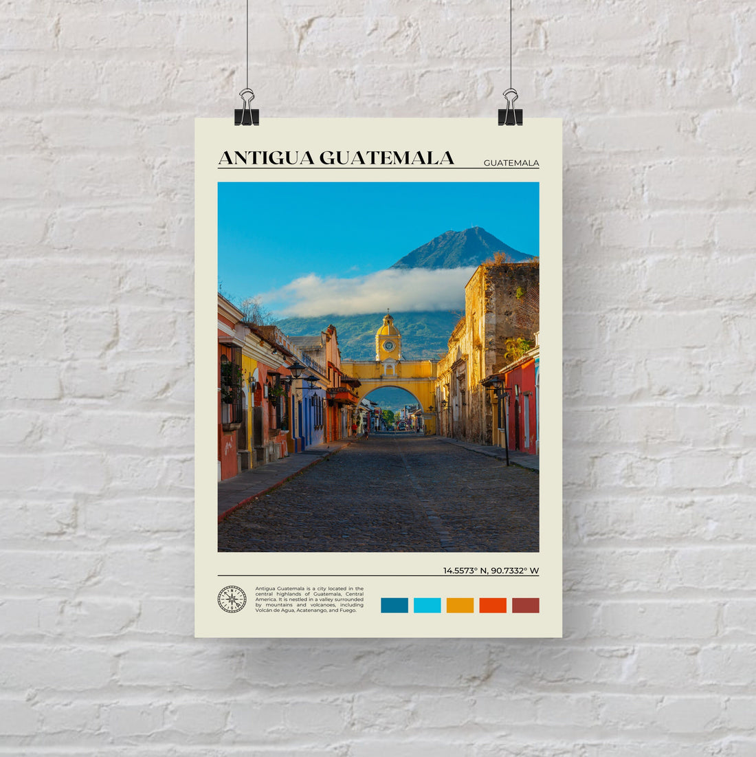 Antigua Guatemala Poster