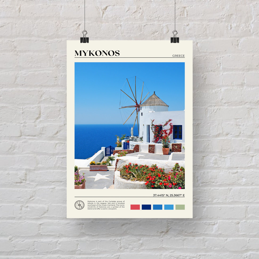 Mykonos Poster