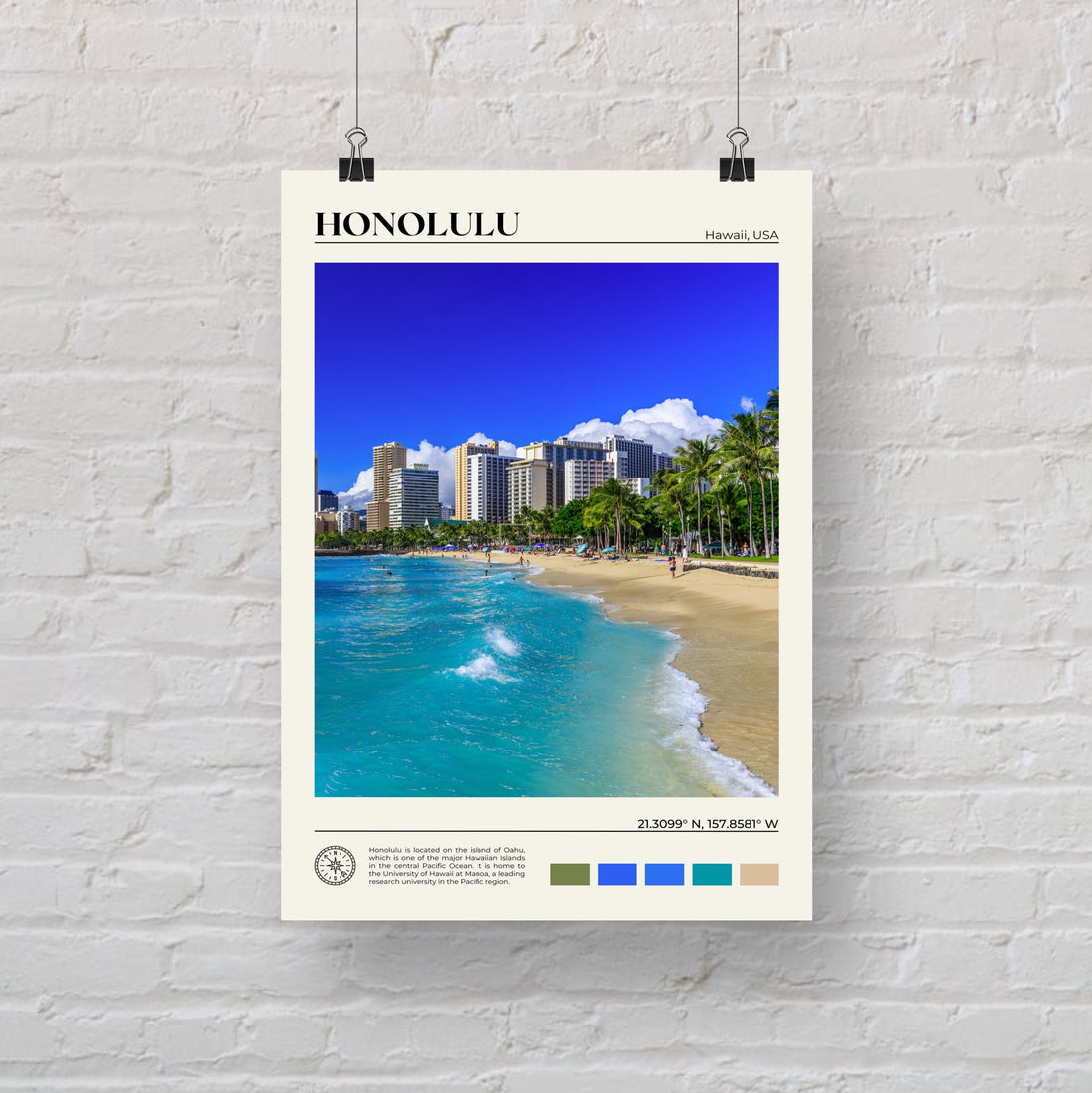 Honolulu Poster