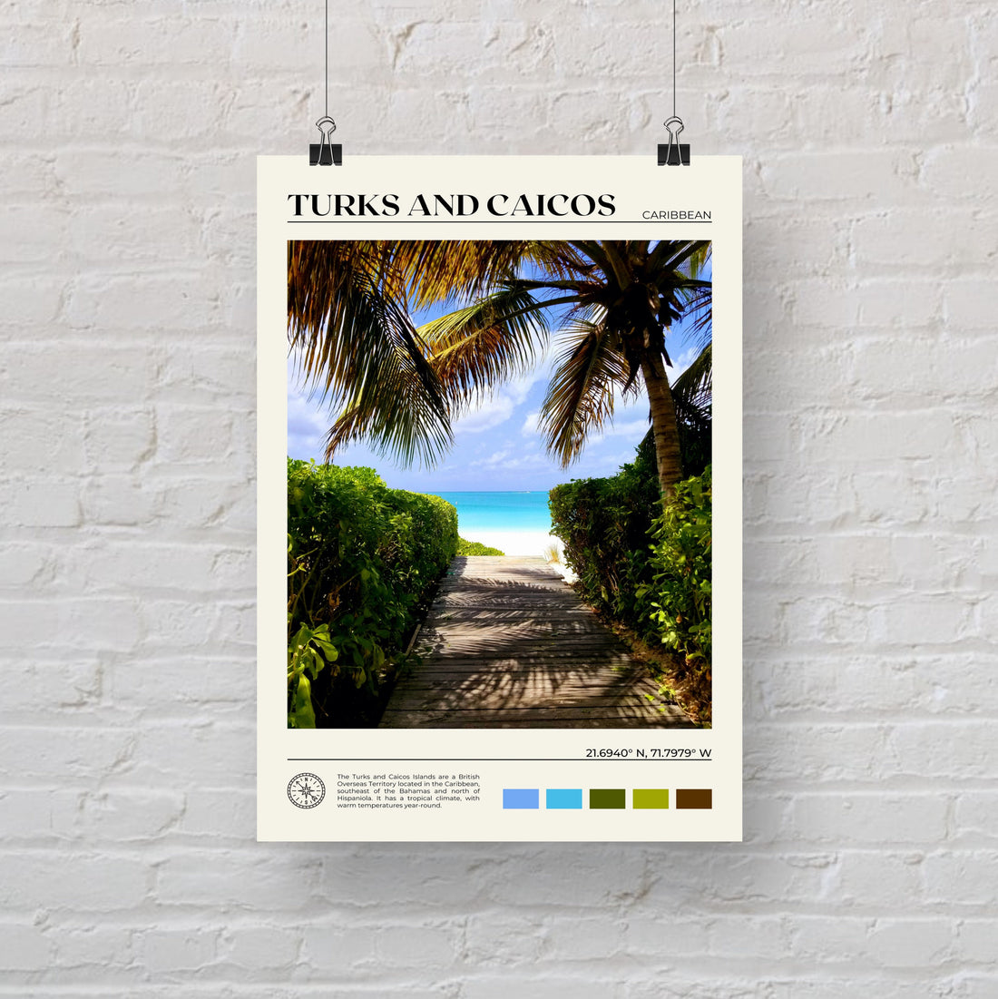 Turks and Caicos Poster