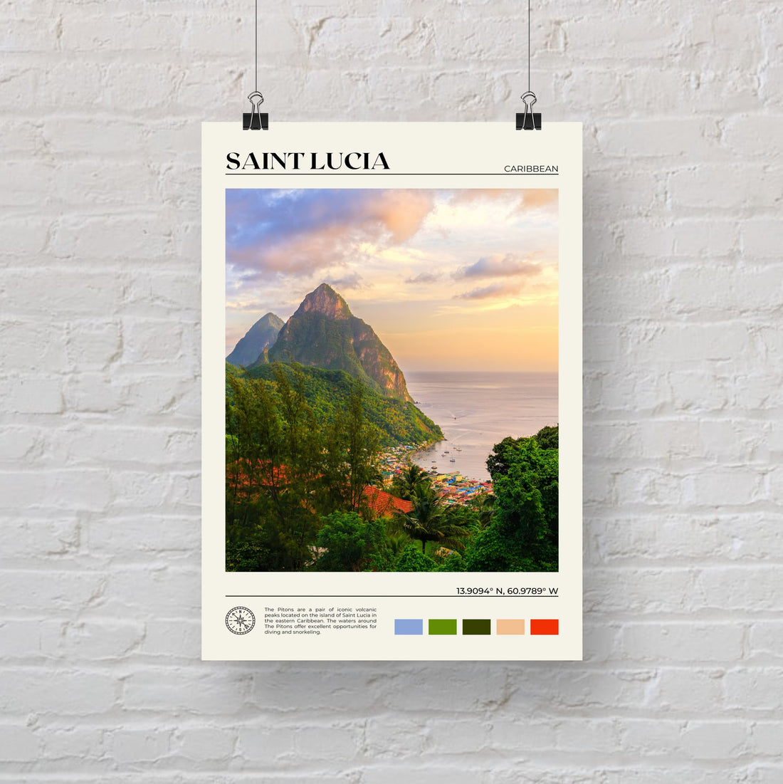 Saint Lucia Poster