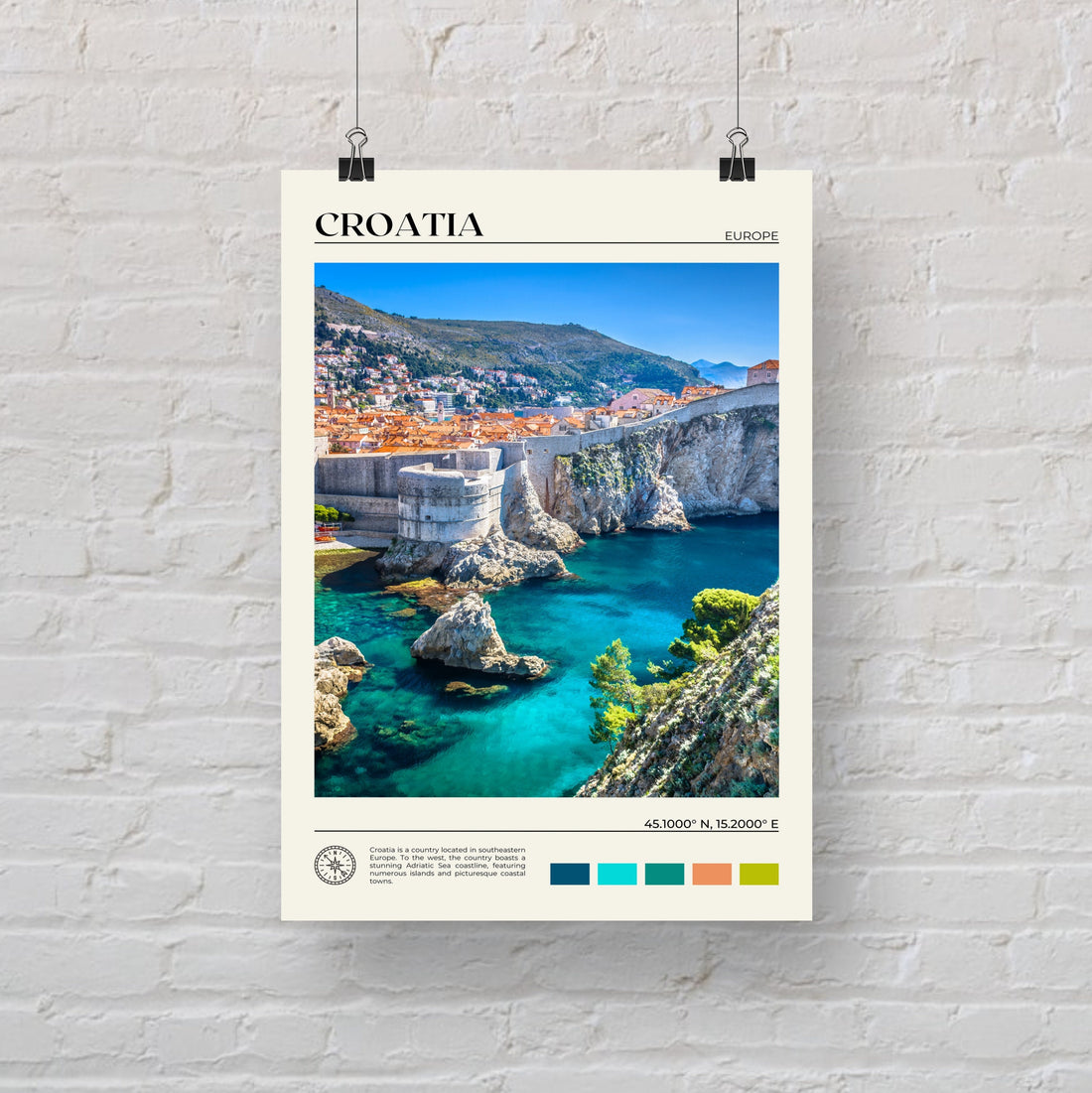 Croatia Poster