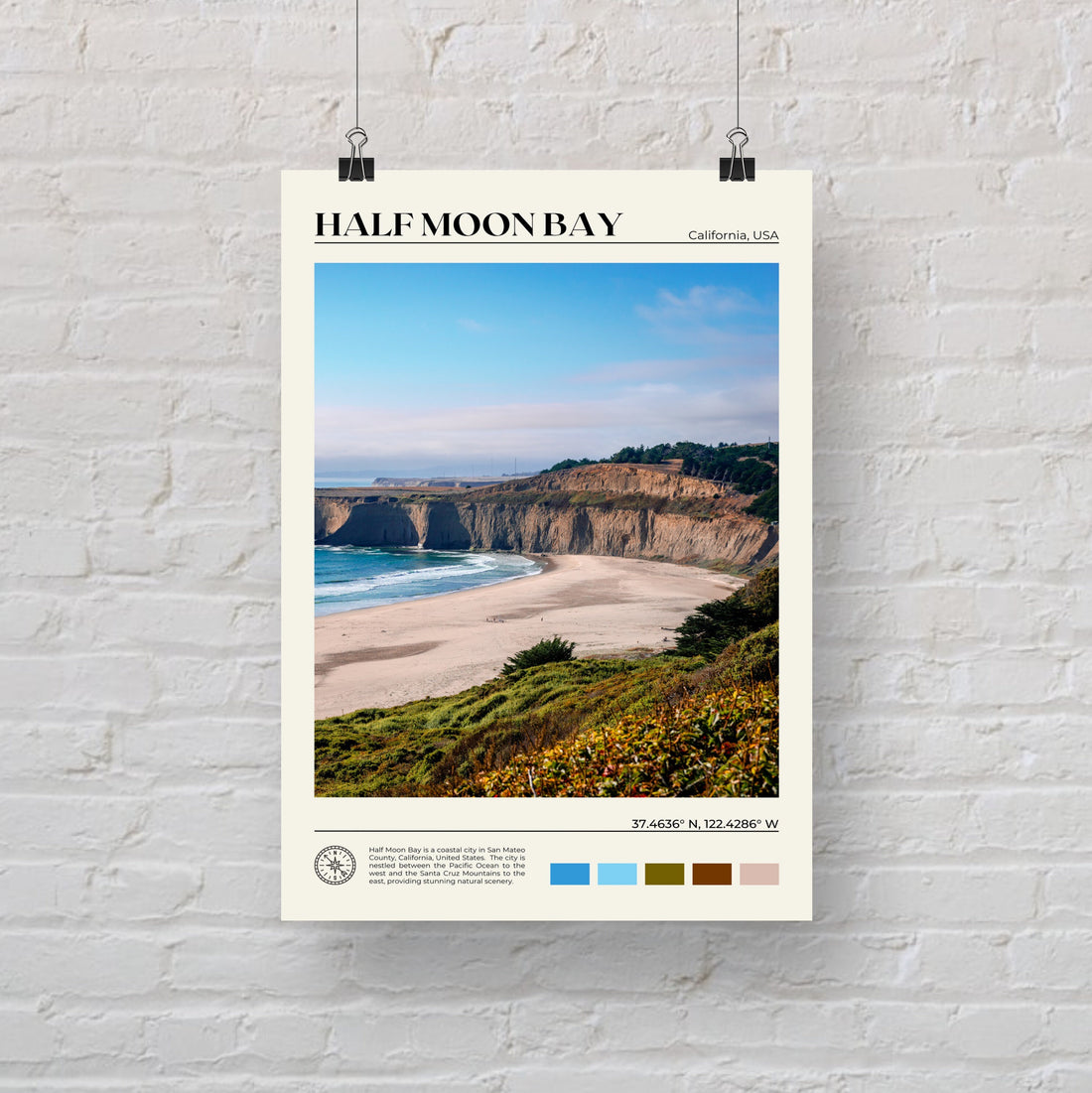 Half Moon Bay Poster