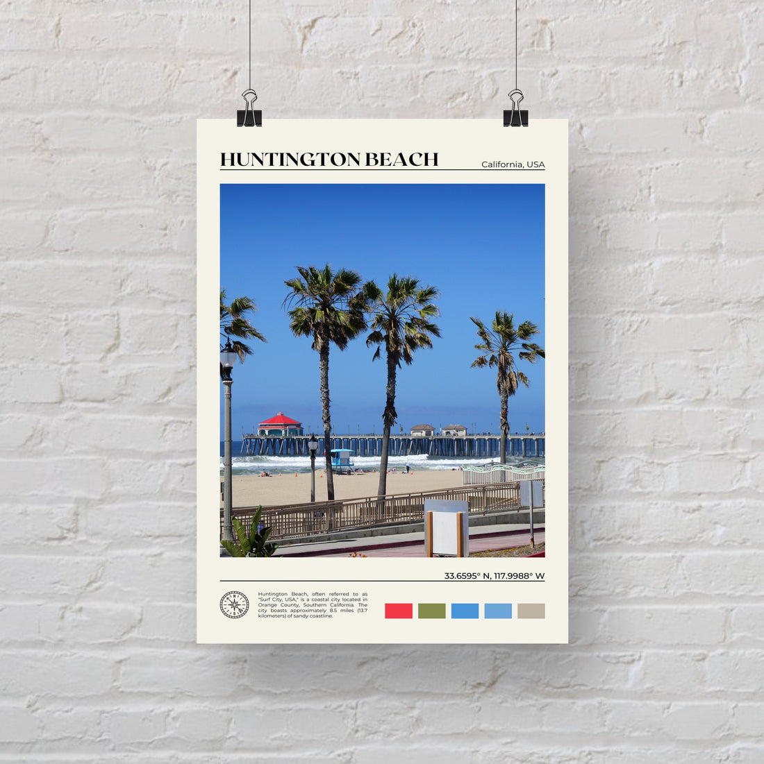 Huntington Beach Poster