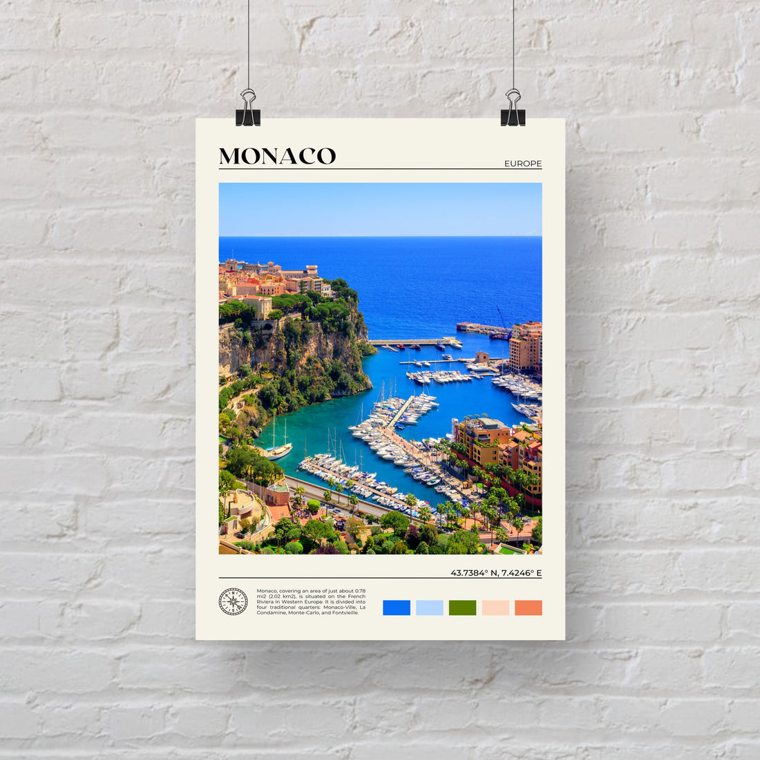 Monaco Poster