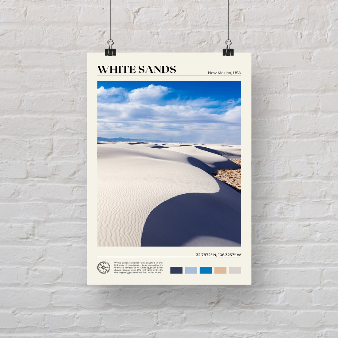 White Sands Poster