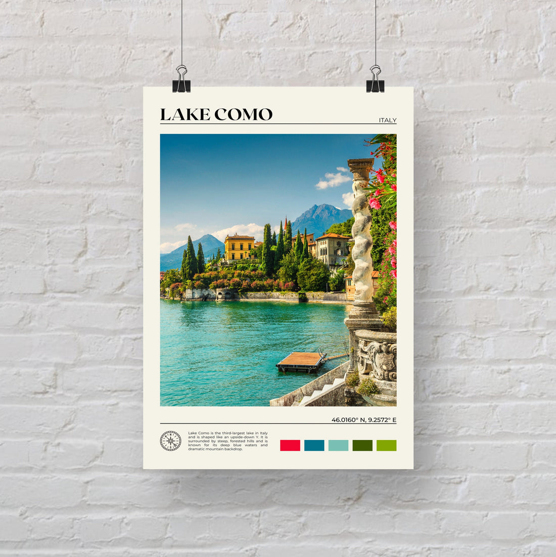 Lake Como Poster