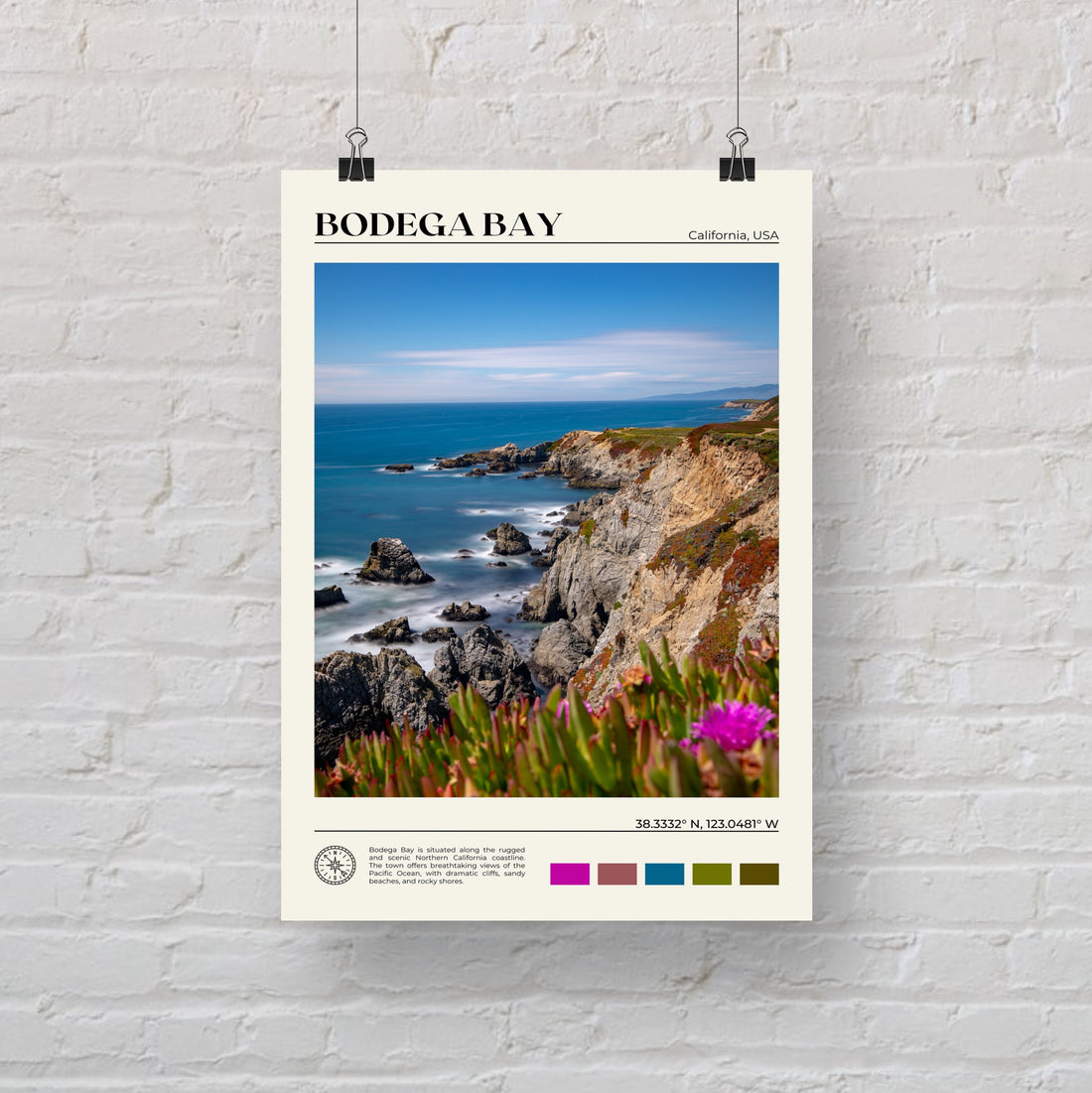 Bodega Bay Poster