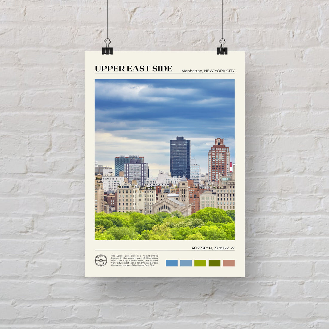 Upper East Side Poster