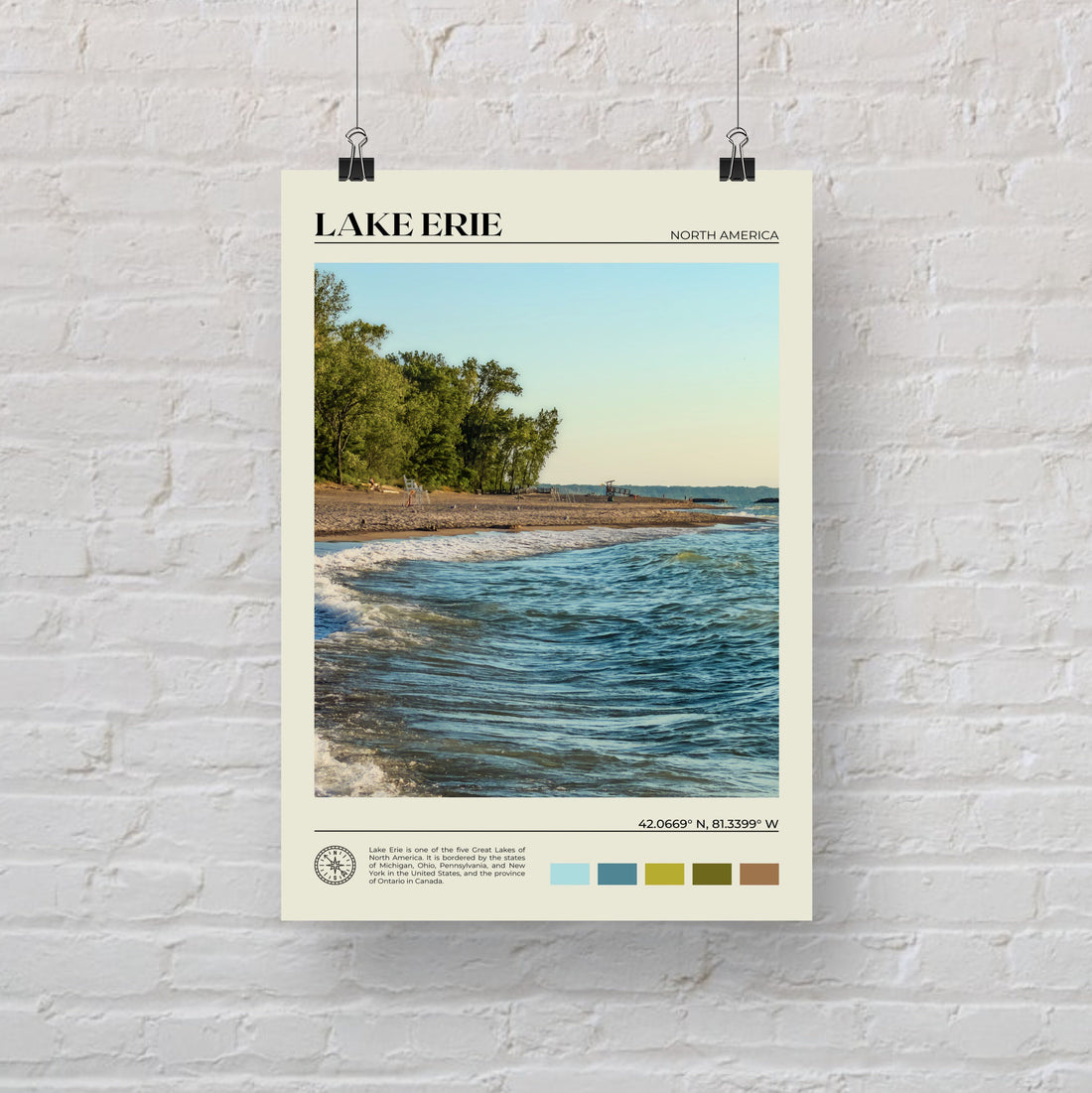 Lake Erie Poster