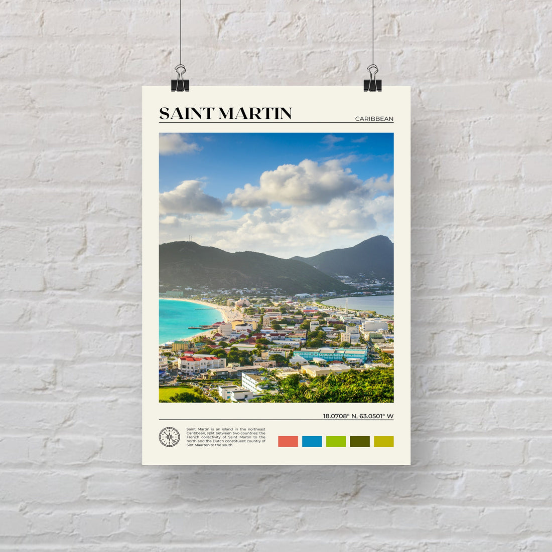 Saint Martin Poster