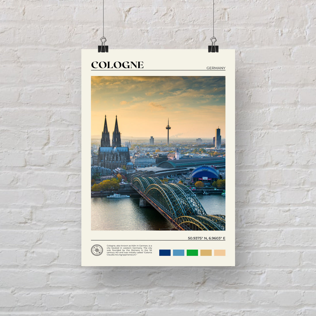 Cologne Poster