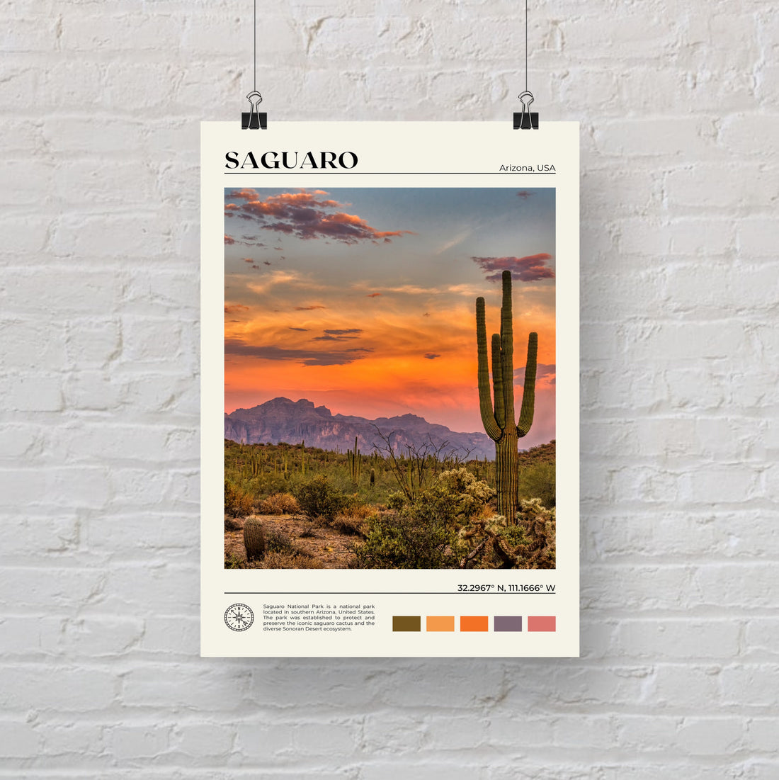 Saguaro Poster