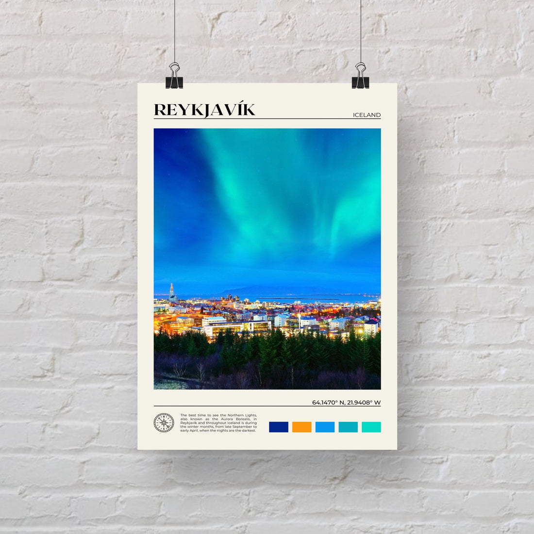 Reykjavík Poster