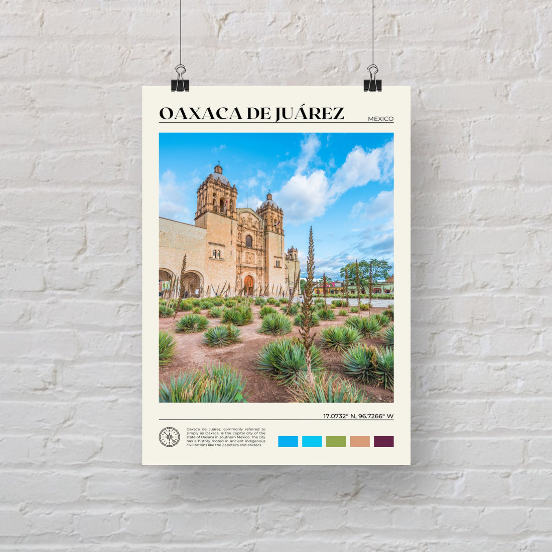 Oaxaca de Juárez Poster