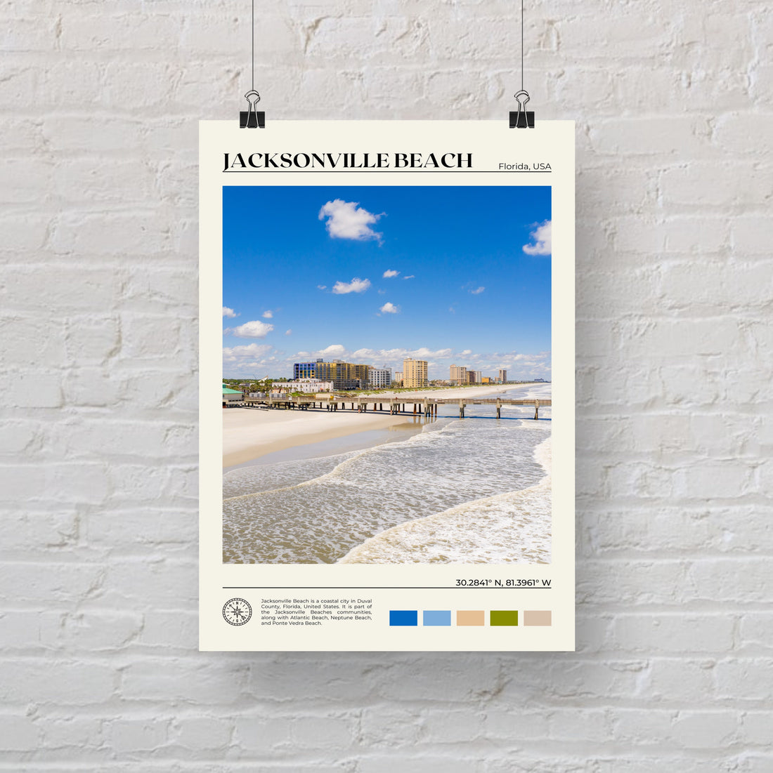 Jacksonville Beach Poster