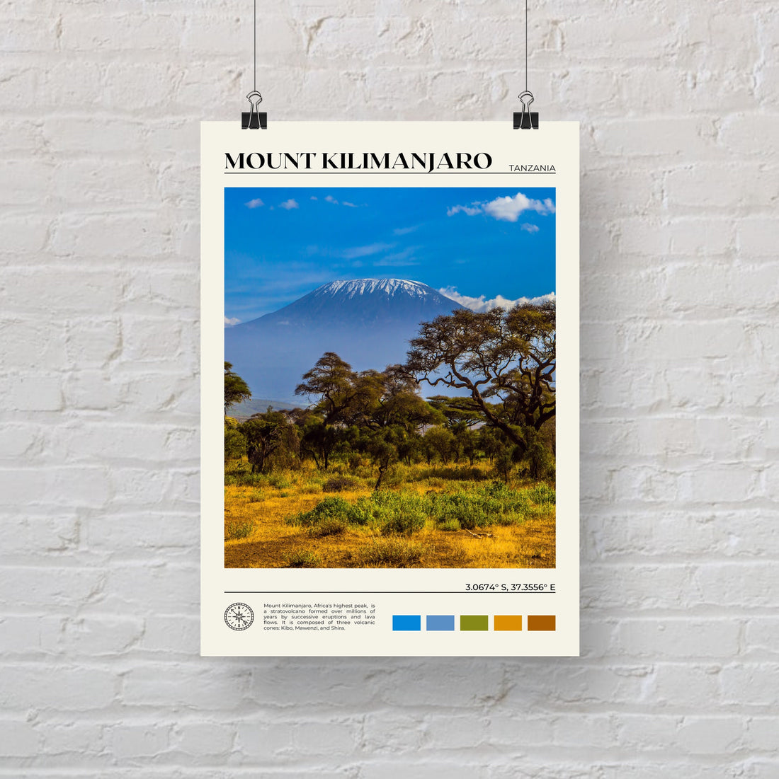 Mount Kilimanjaro Poster