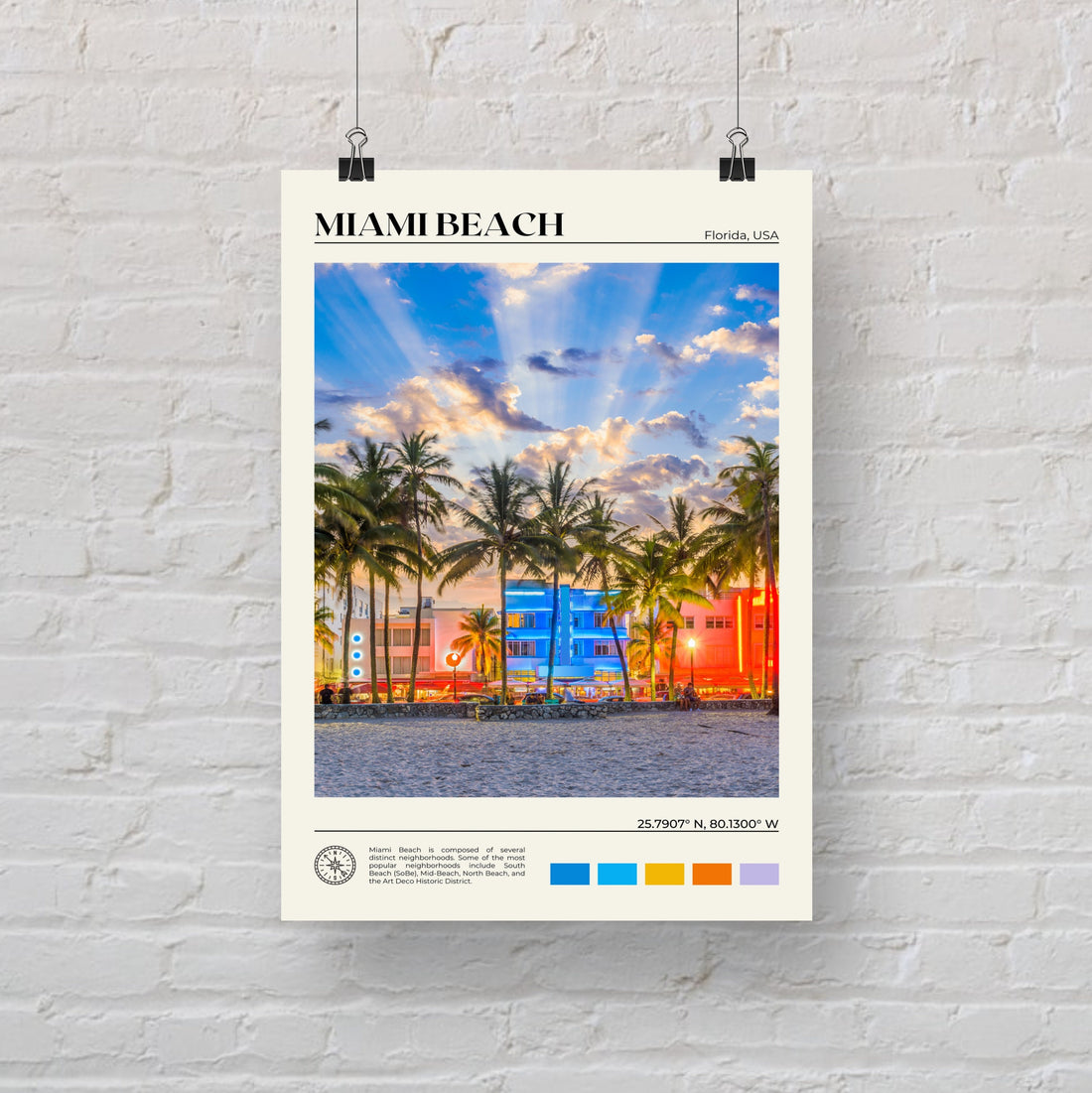 Miami Beach Poster 2