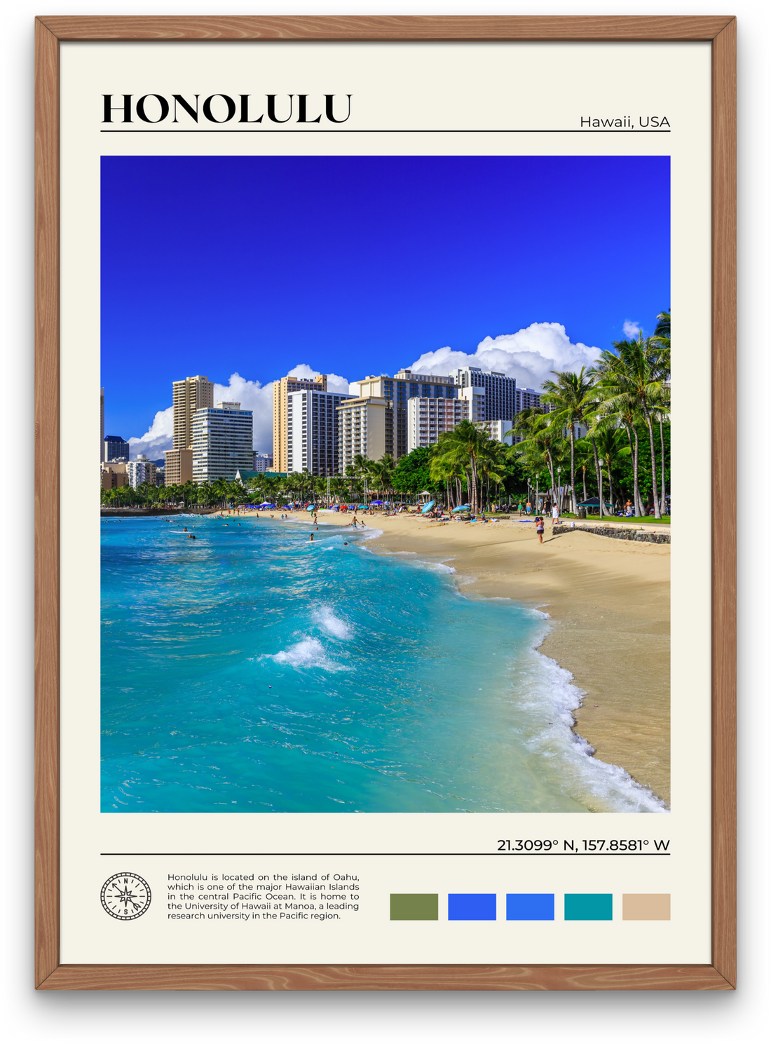 Honolulu Poster