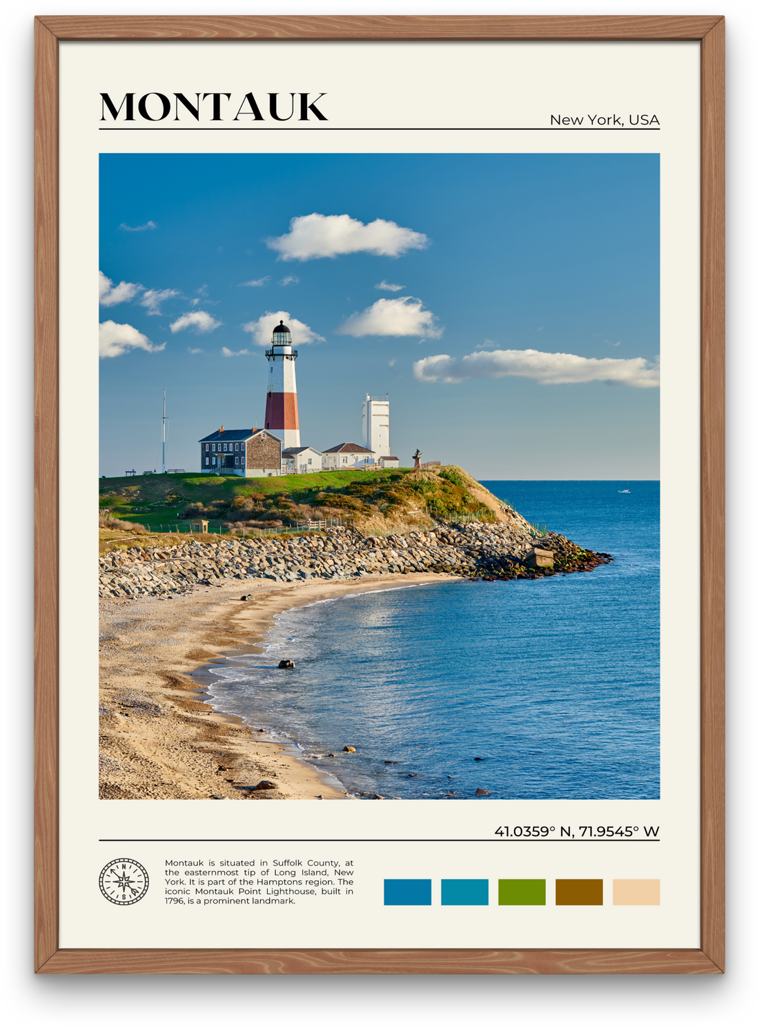 Montauk Poster