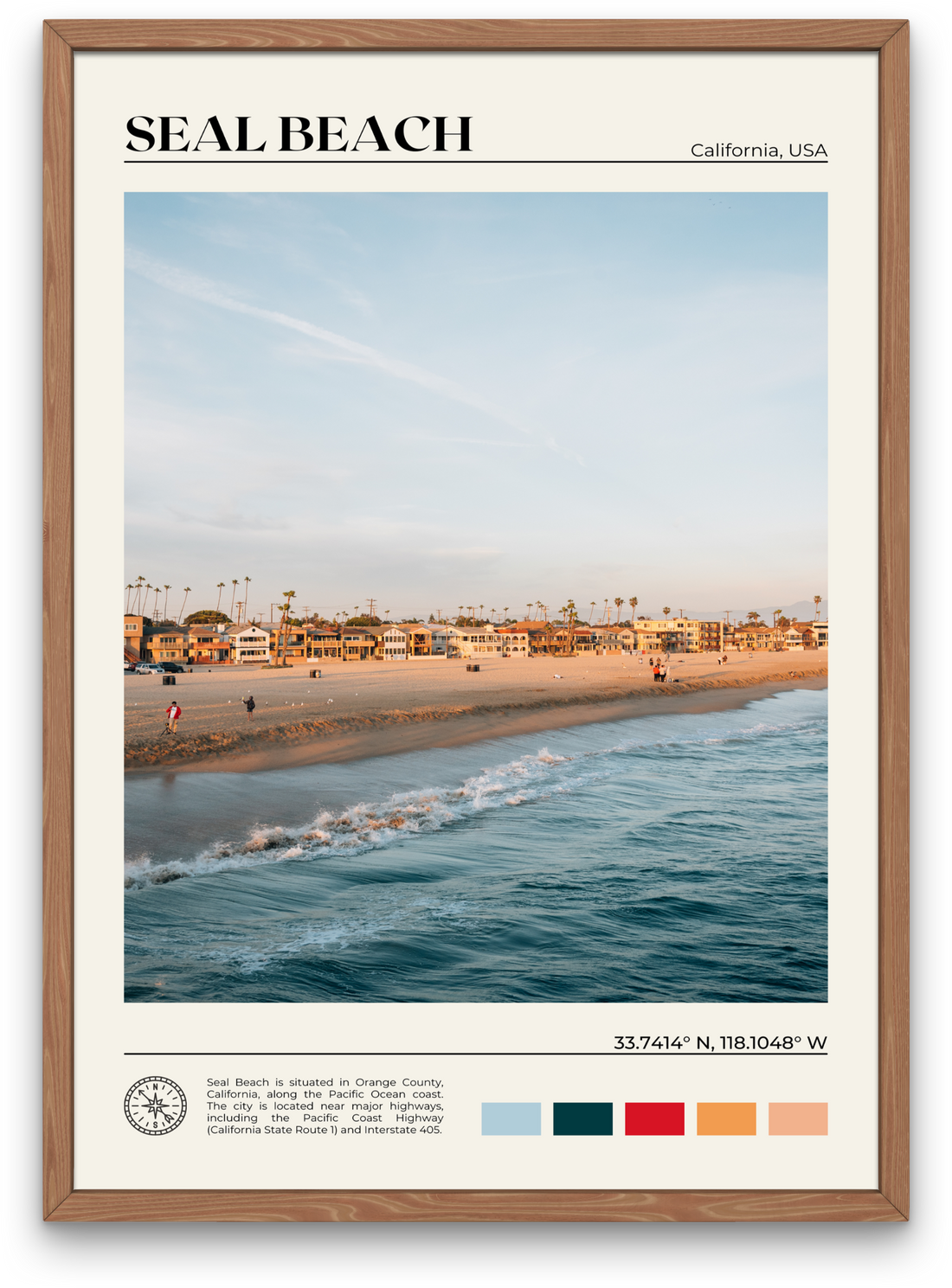 Seal Beach Poster