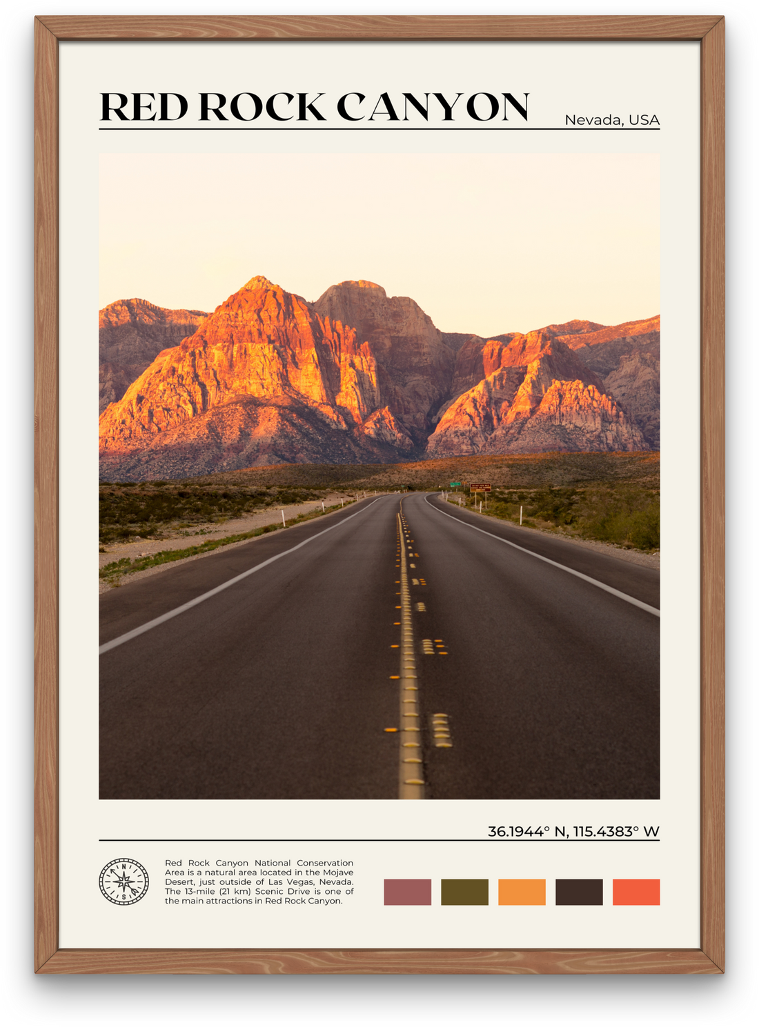 Red Rock Canyon Poster