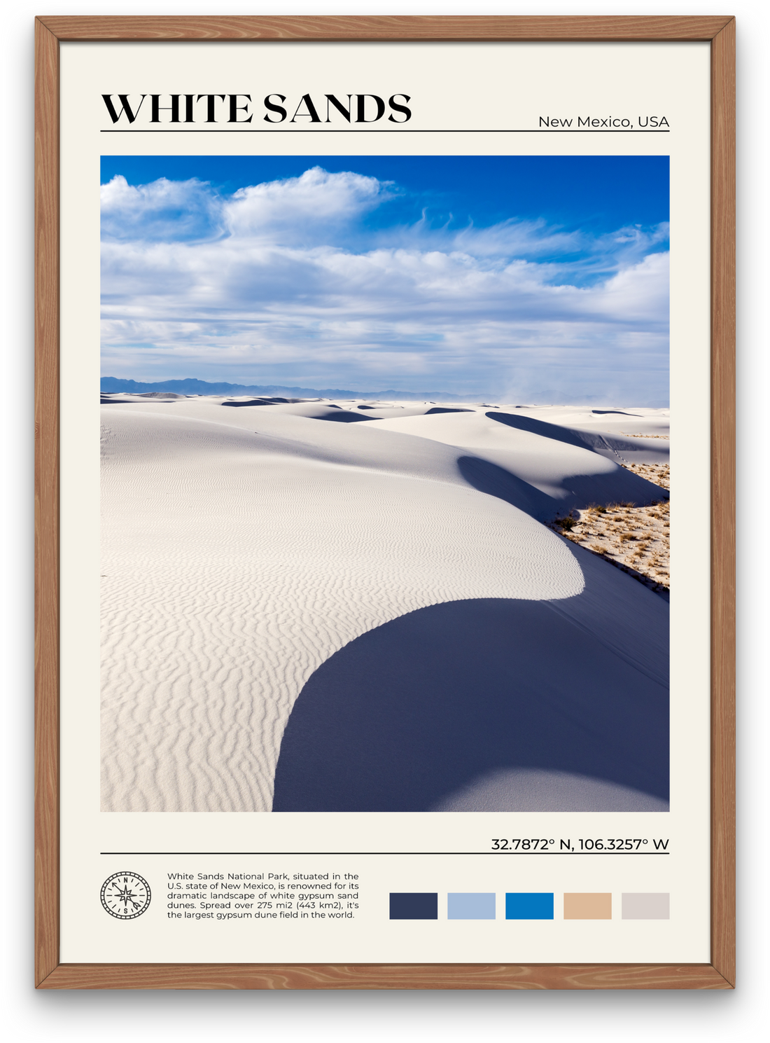 White Sands Poster